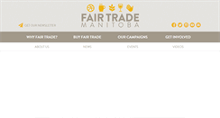 Desktop Screenshot of fairtrademanitoba.ca